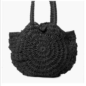 Lucky brand straw tote bag